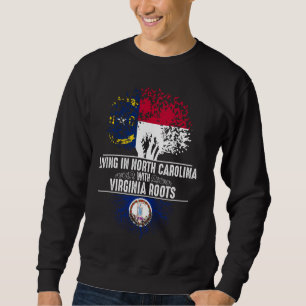 North Carolina Home Virginia Roots State Tree Sweatshirt