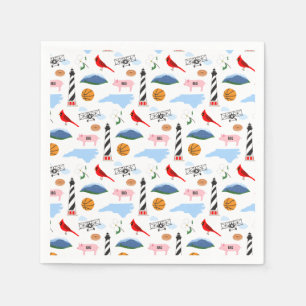 North Carolina Icons Napkins