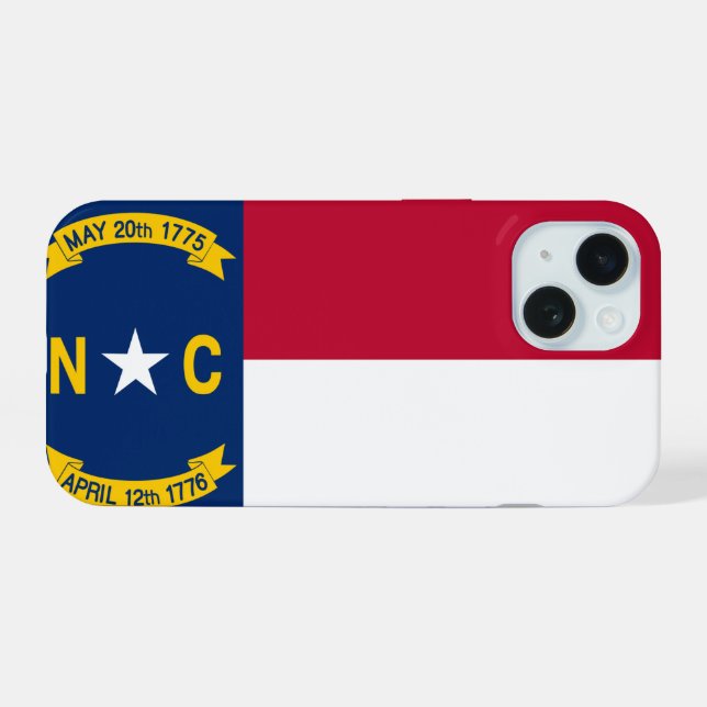 North Carolina iPhone 15 Case (Back Horizontal)