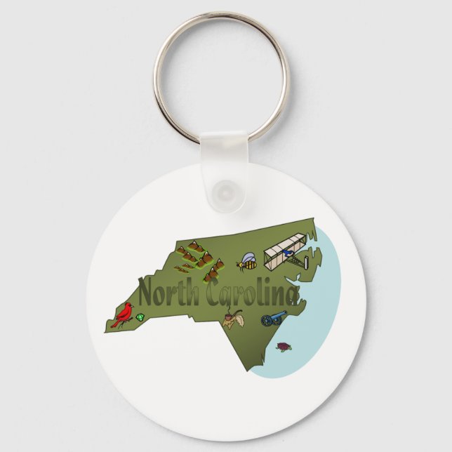 North Carolina Keychain (Front)