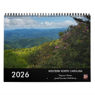 North Carolina Landscapes 2026 Calendar