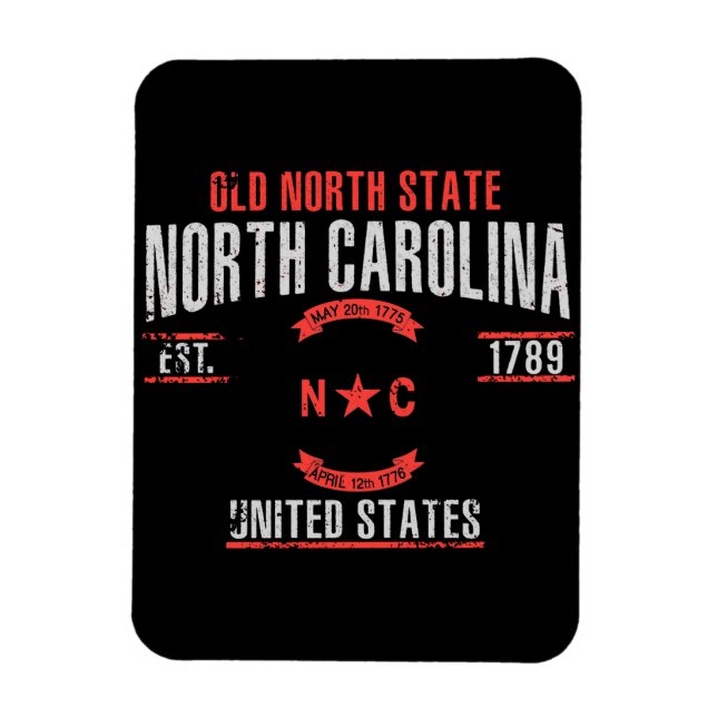 North Carolina Magnet (Vertical)