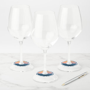 North Carolina Mountains Wine Glass Tag