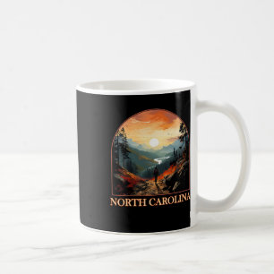 North Carolina Nc Hiking Mountain State Pride Coffee Mug