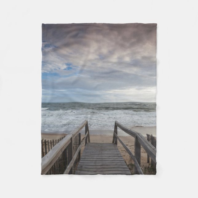 North Carolina, Outer Banks National Seashore 1 Fleece Blanket (Front)