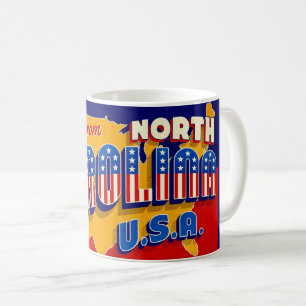 North Carolina Patriotic Greeting Mug