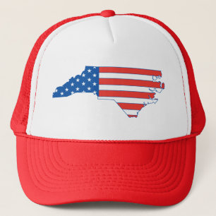 North Carolina Patriotic Hat