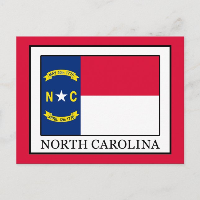 North Carolina Postcard (Front)
