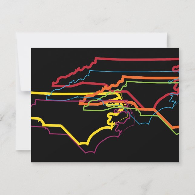 north carolina pride blur invitation (Front)