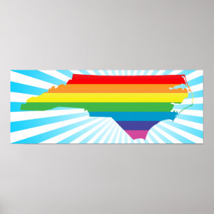 north carolina pride. poster