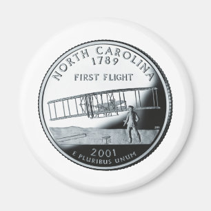 North Carolina Quarter Magnet