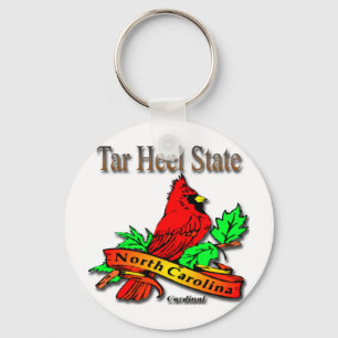 North Carolina Red Cardinal Key Ring