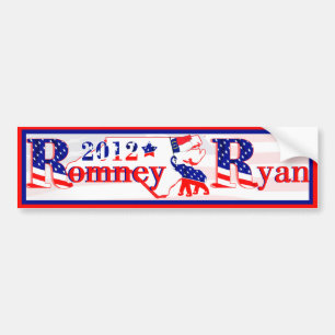 North Carolina Romney and Ryan 2012 Bumper Sticker