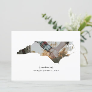 North Carolina Save the Date Photo Card