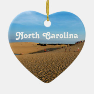 North Carolina Shore Ceramic Ornament