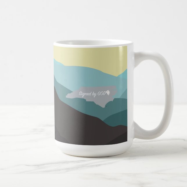 North Carolina, Signed by God Coffee Mug (Right)