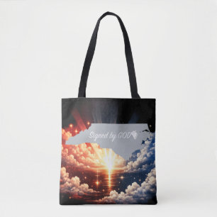 North Carolina Signed by God Tote Bag