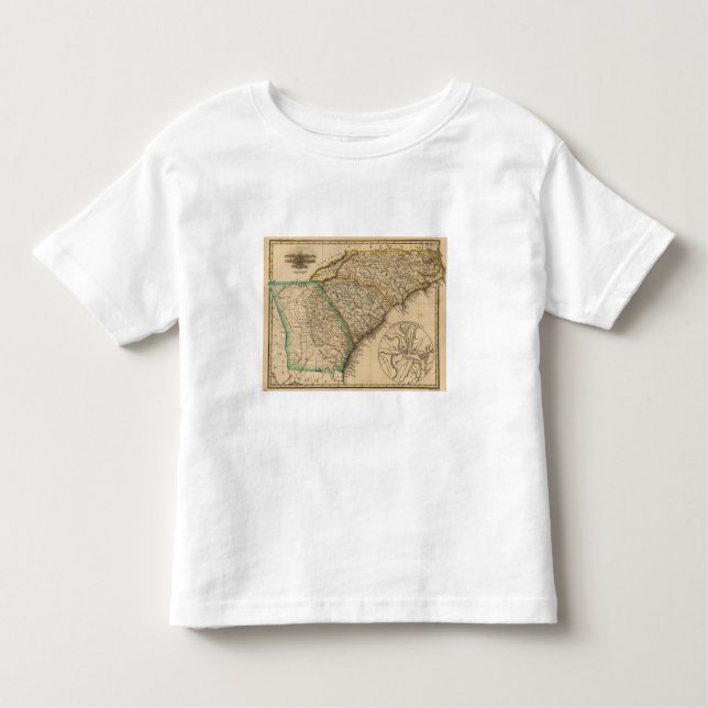 North Carolina, South Carolina, Georgia Toddler T-Shirt (Front)