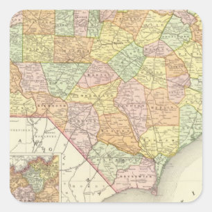 North Carolina Square Sticker
