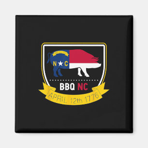North Carolina State Flag Bbq Nc 1776 Independence Magnet