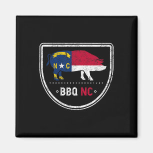 North Carolina State Flag Bbq Nc Magnet