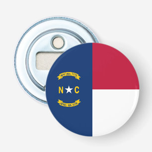 North Carolina State Flag Bottle Opener