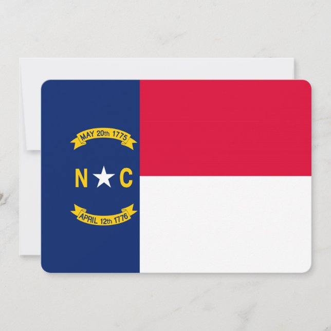 North Carolina State Flag Design (Front)