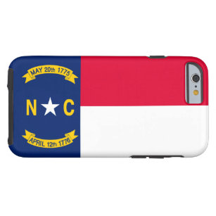 North Carolina State Flag Design Tough iPhone 6 Case