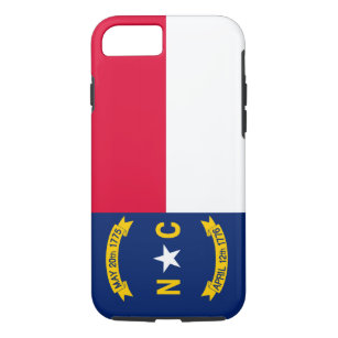 North Carolina State Flag Design Case-Mate iPhone Case