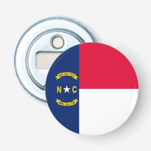 North Carolina State Flag Design Decor Bottle Opener