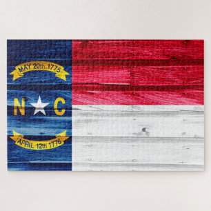 North Carolina State Flag Jigsaw Puzzle