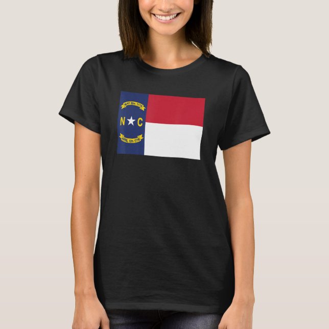 North Carolina State Flag State Of North Carolina  T-Shirt (Front)