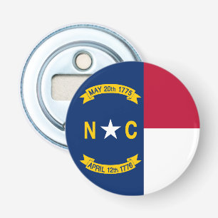 North Carolina State Flag USA Bottle Opener