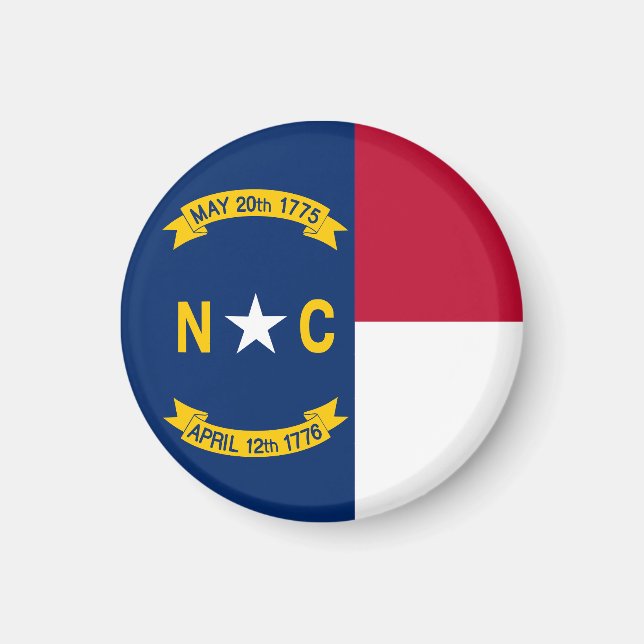 North Carolina State Flag USA Magnet (Front)