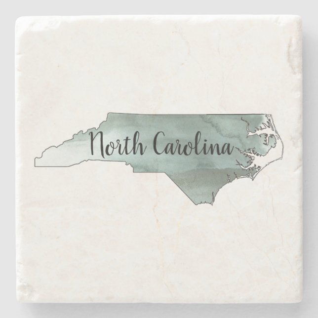 North Carolina State Illustration Coaster (Front)