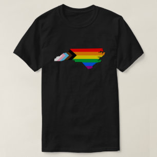 North Carolina State Pride LGBTQ Progress Pride T-Shirt