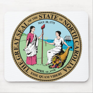 North Carolina State Seal - Mouse Pad
