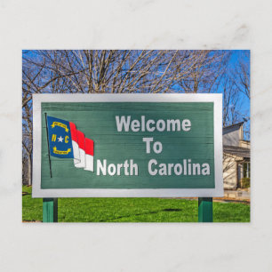 North Carolina State Sign Postcard