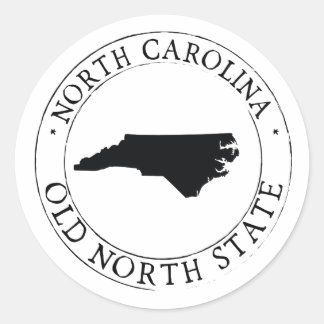 North Carolina Sticker Envelope Seal