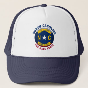 NORTH CAROLINA TAR HEEL STATE FLAG TRUCKER HAT