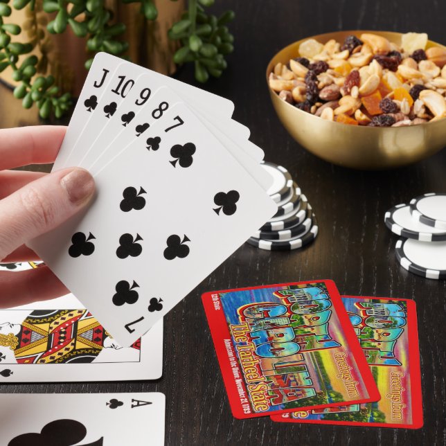 North Carolina-Tarheel Playing Cards (In Situ)