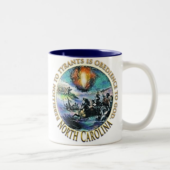 North Carolina Tea Party George Washington Mug (Right)