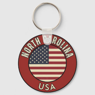 North Carolina United States of America Key Ring