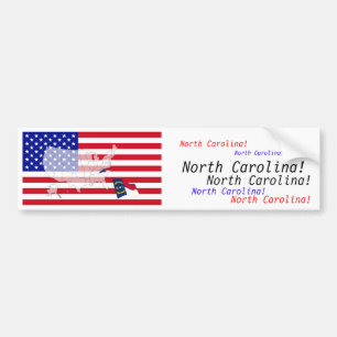 North Carolina, USA Bumper Sticker