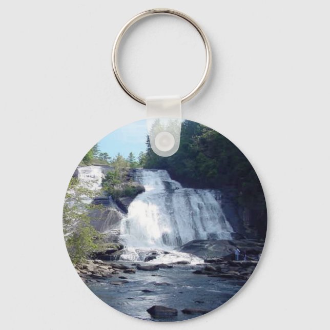 North Carolina Waterfall Keychain (Front)