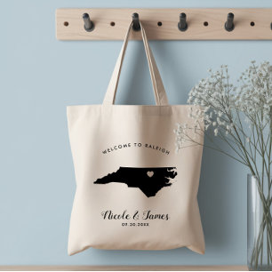 North Carolina Wedding Welcome Bag for Hotel Guest