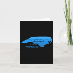 North Carolina Wnc Strong Appalachian Strong  Card