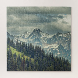 North Cascade: Majestic Mountain Peak. Jigsaw Puzzle