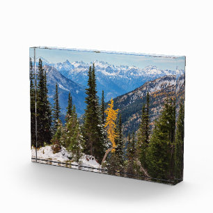 North Cascade Mountains Wenatchee National Forest Photo Block