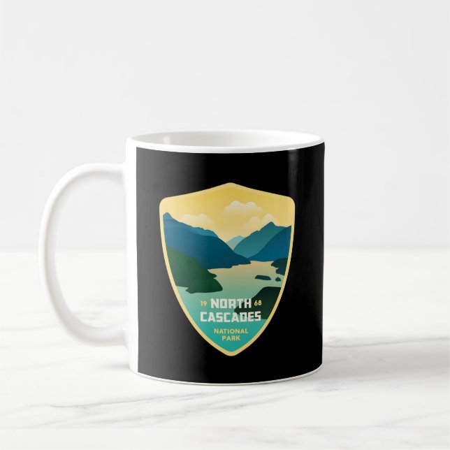 North Cascades 1968 National Park Tea Coffee Mug (Left)